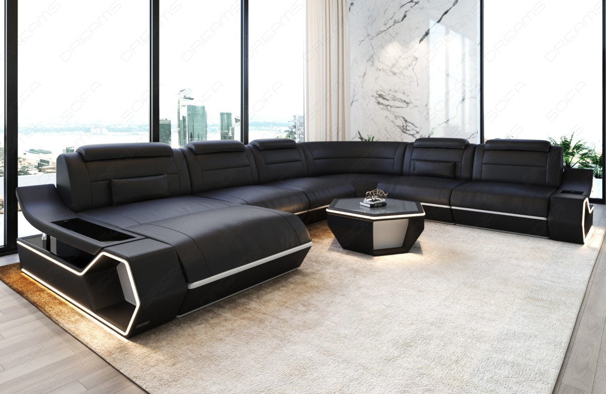 Toscano XXL leather living area