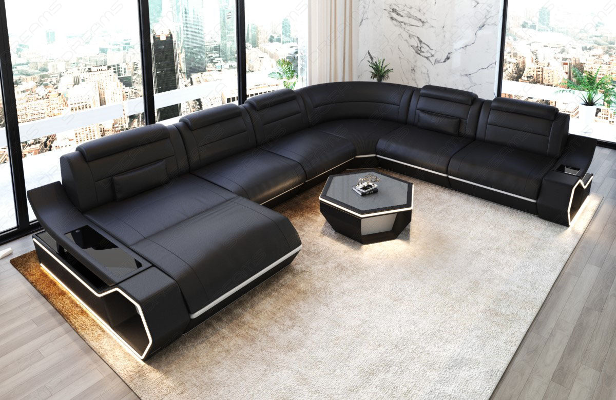 Toscano XXL leather living area