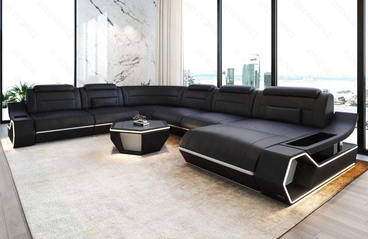 Toscano XXL leather living area