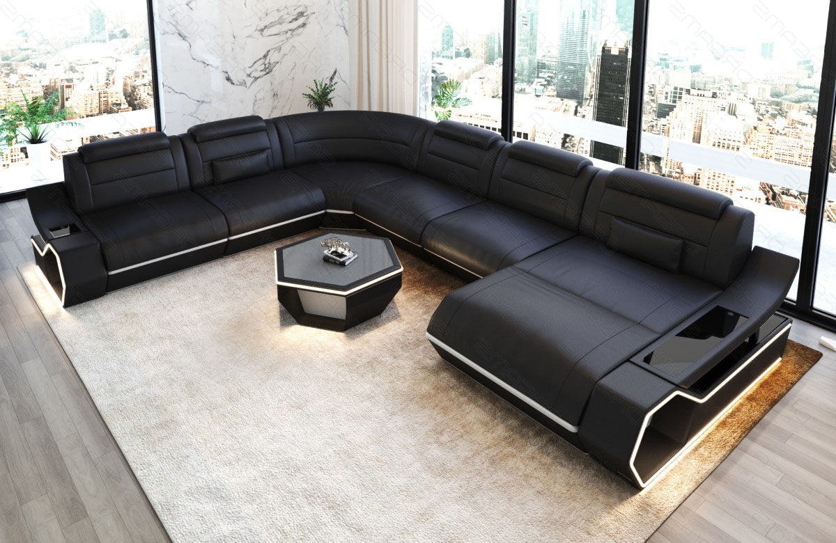 Toscano XXL leather living area