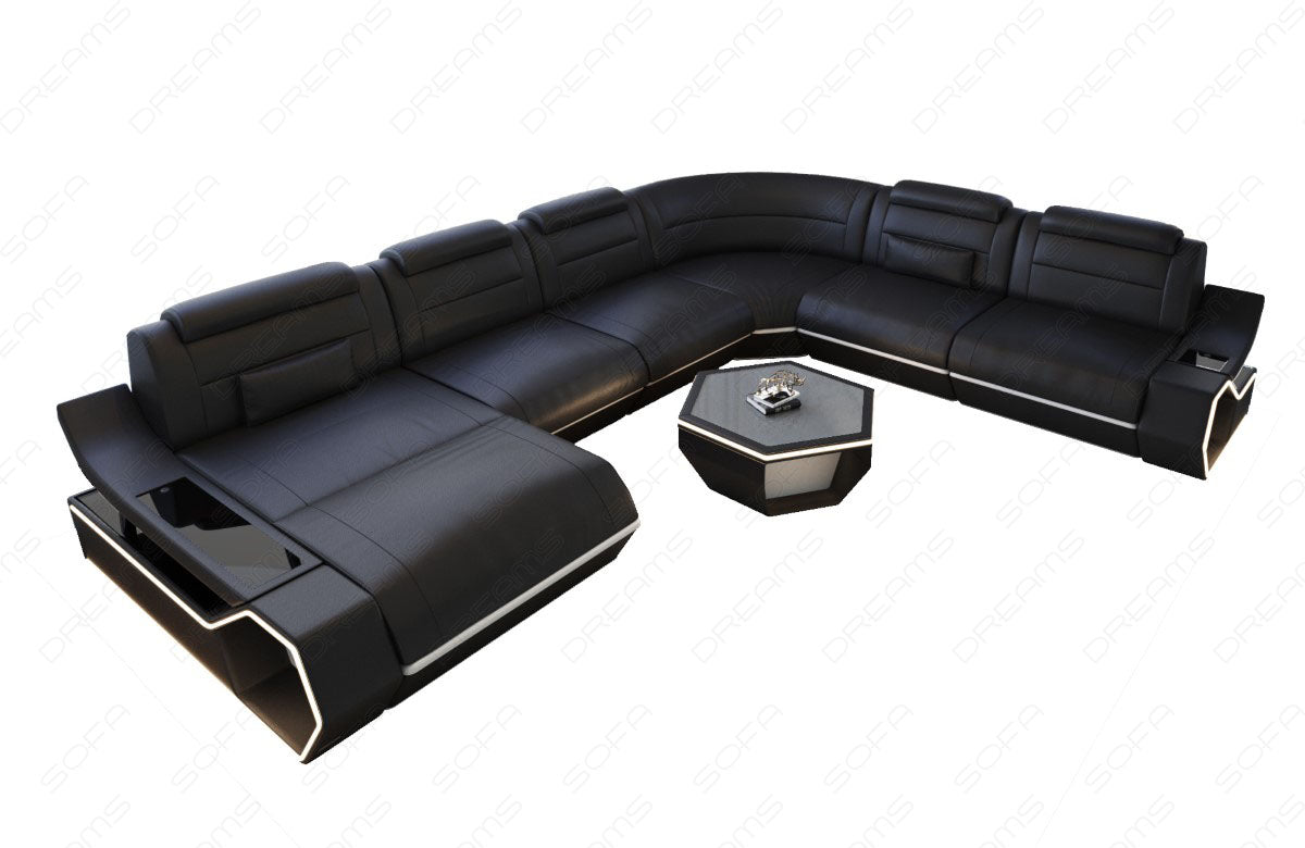 Toscano XXL leather living area