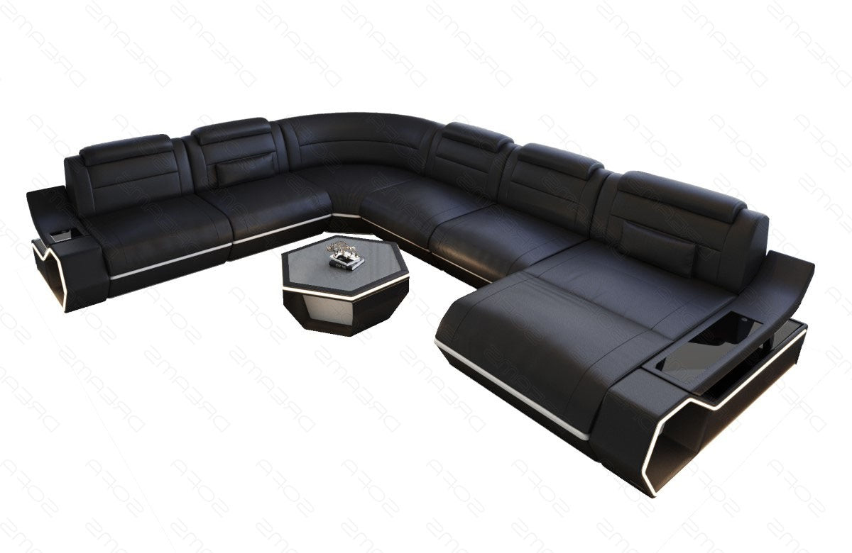 Toscano XXL leather living area