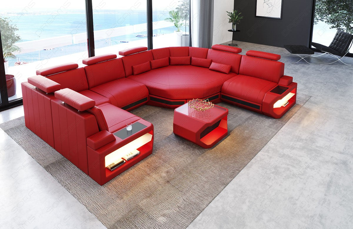 Leather Sectional Rayy Mini