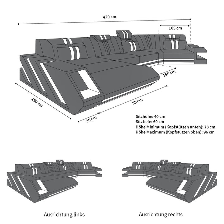 Abmessungen Apollonia C Form