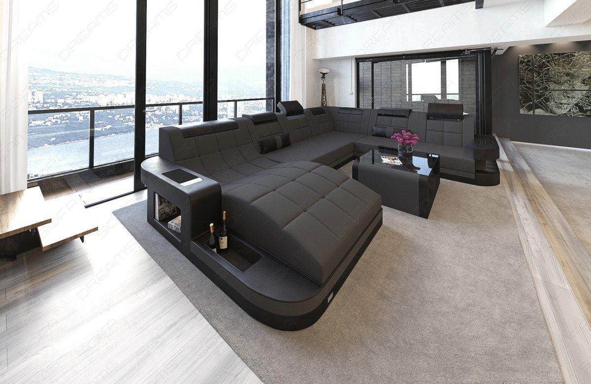 Konstantin Xxl Sectional With Fabric Cover