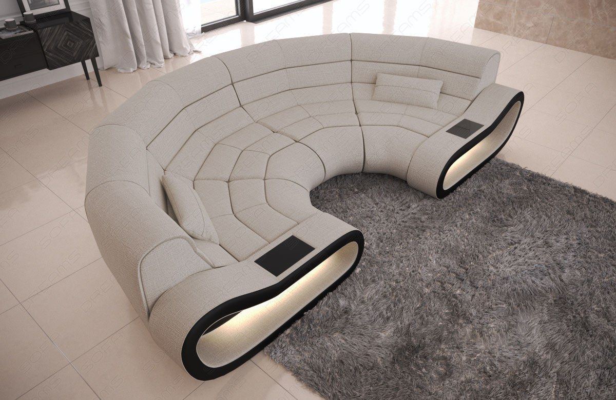 Big Sofa Laguna Fabric Cover In Velvet Or Woven Fabric
