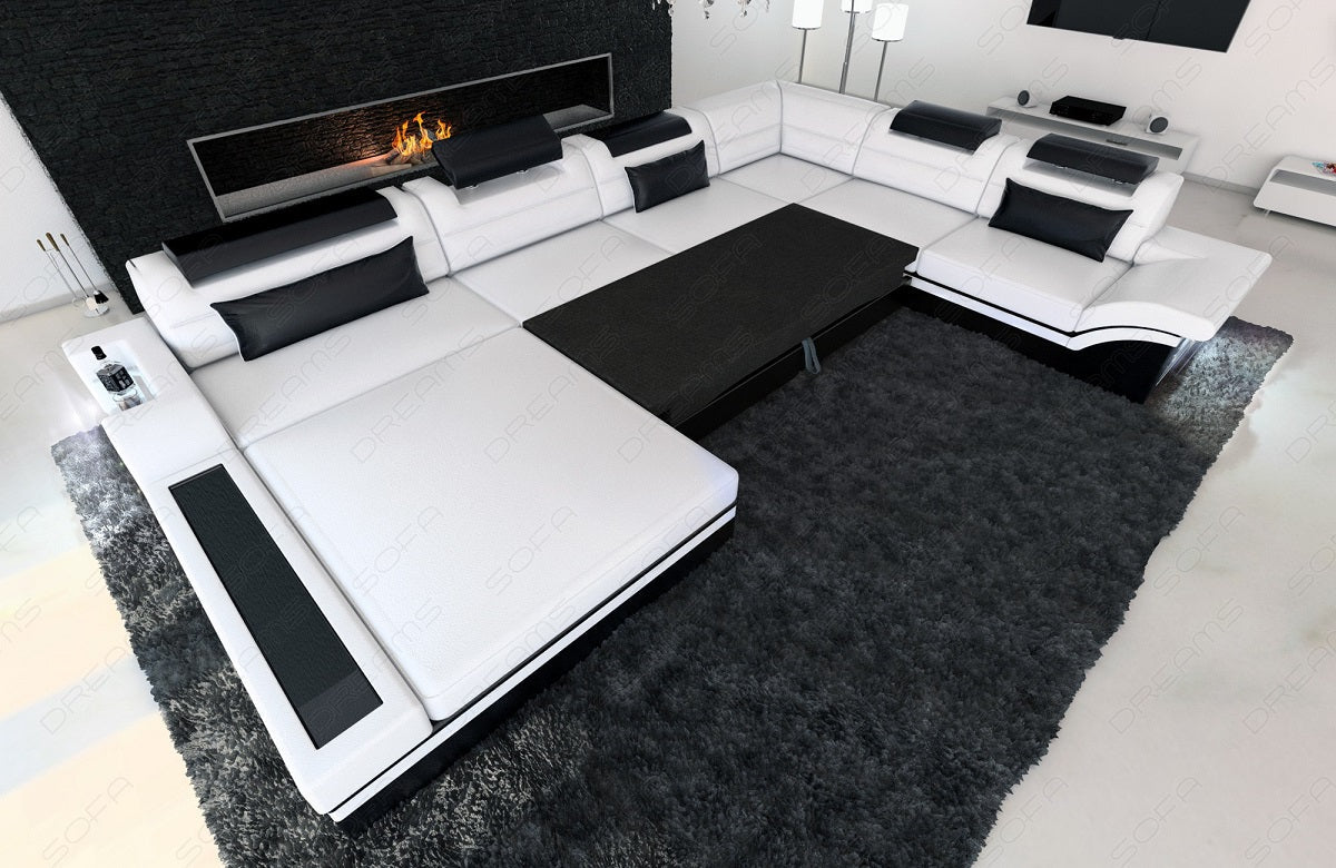 Sofa Sectional Mezzo Xxl As A Fabric Sofa