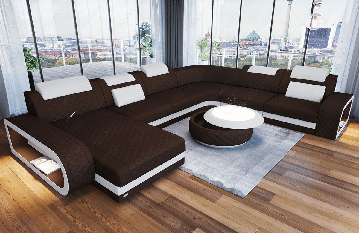 Berlin Xxl Sectional Sofa With Fabric Cover