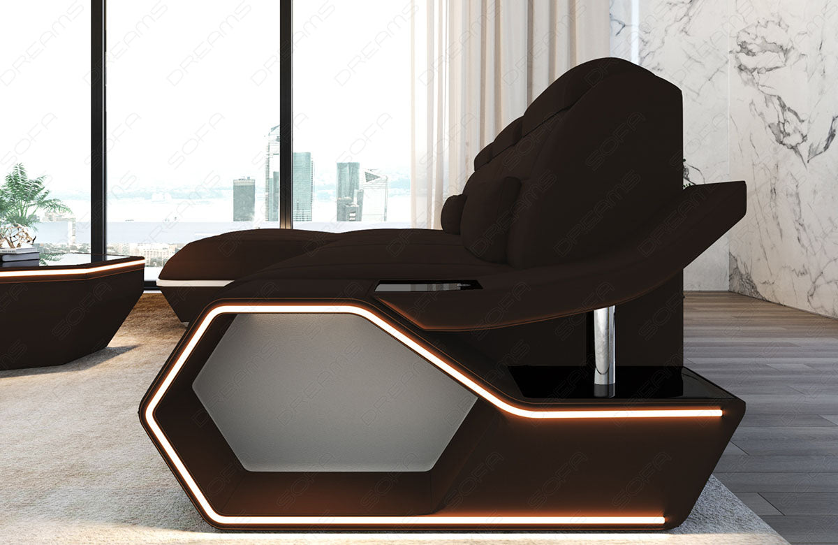 Toscano L-shaped corner sofa fabric