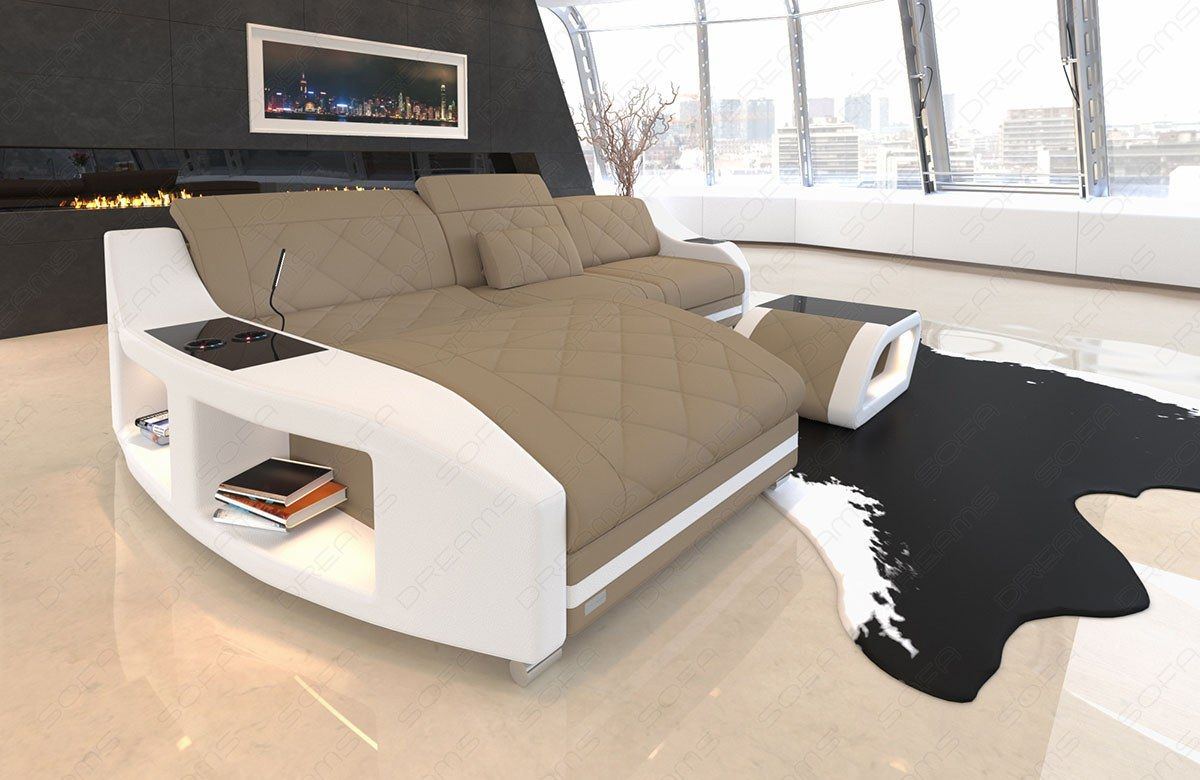 Fabric Sofa Comfort Mini L Shape Sofa