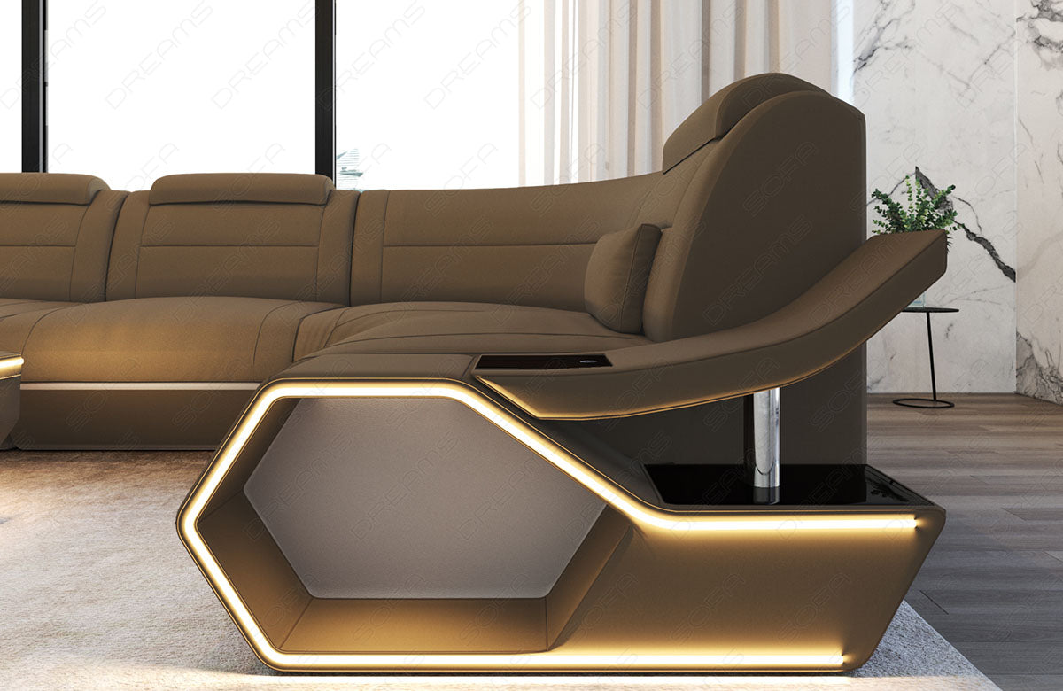 Fabric living area Toscano U-shape