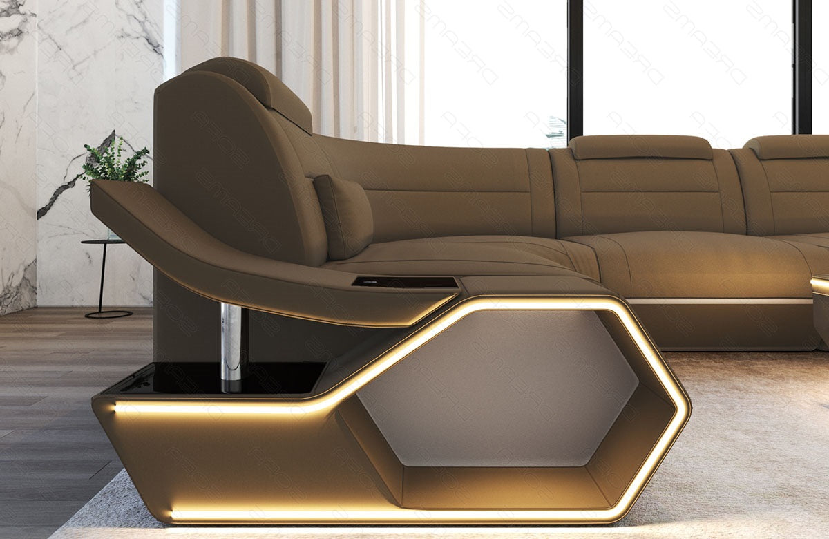 Fabric living area Toscano U-shape