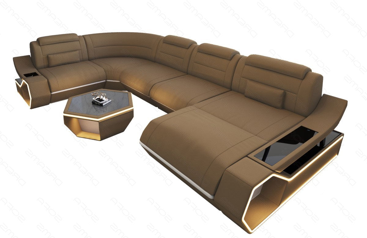 Fabric living area Toscano U-shape