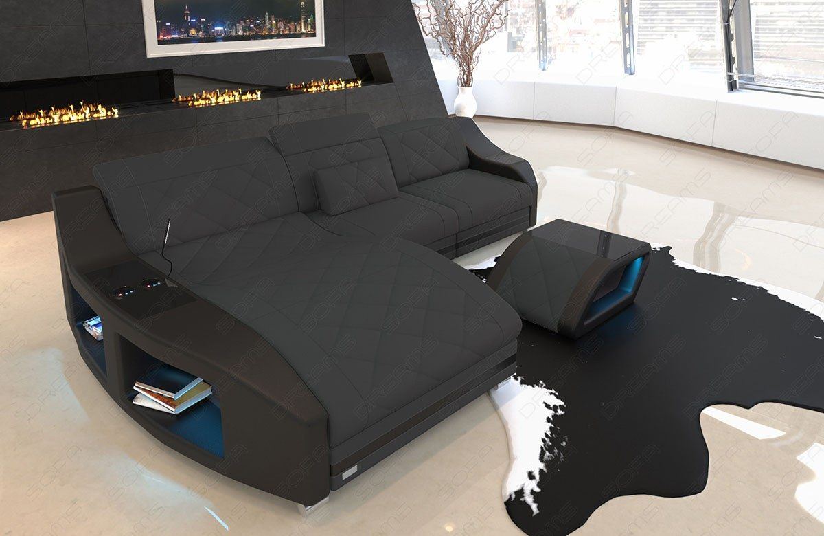 Fabric Sofa Comfort Mini L Shape Sofa