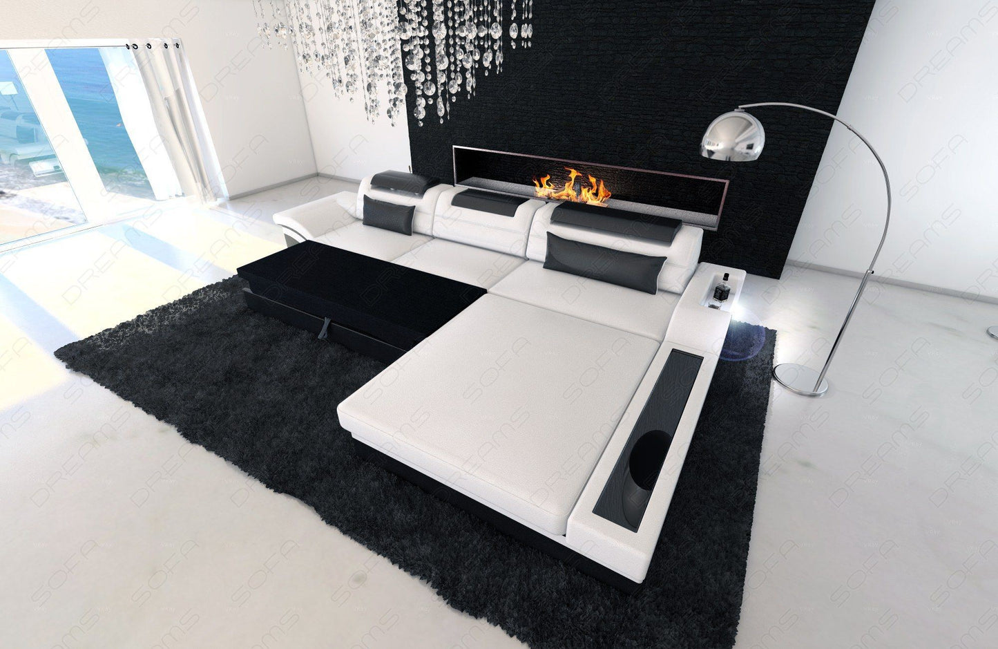 Corner Sofa Oronika With A Choice Of Fabric Cover