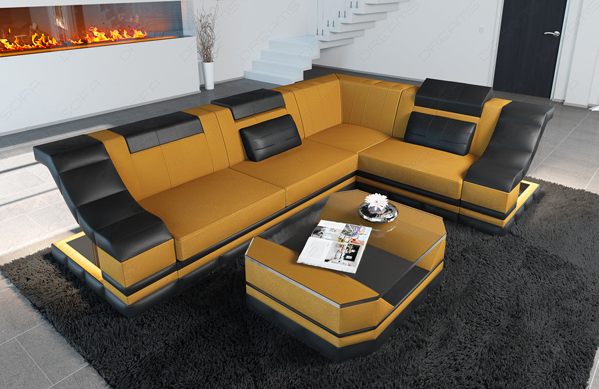 Corner Sofa Nero Fabric Mini