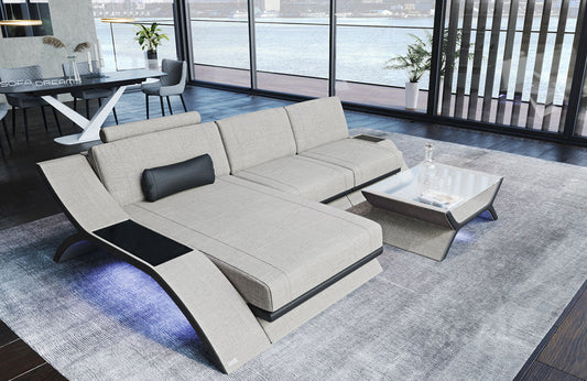 Corner Sofa Esmeralda Fabric