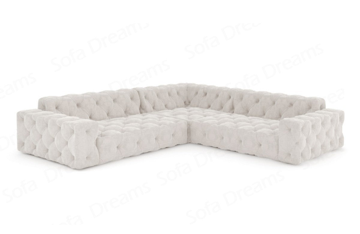 L-Shaped Fabric Sofa Menorca