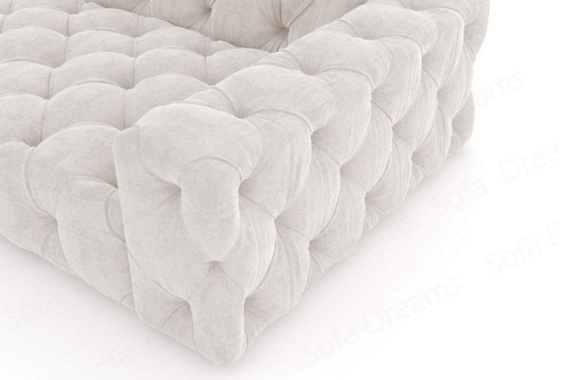 L-Shaped Fabric Sofa Menorca