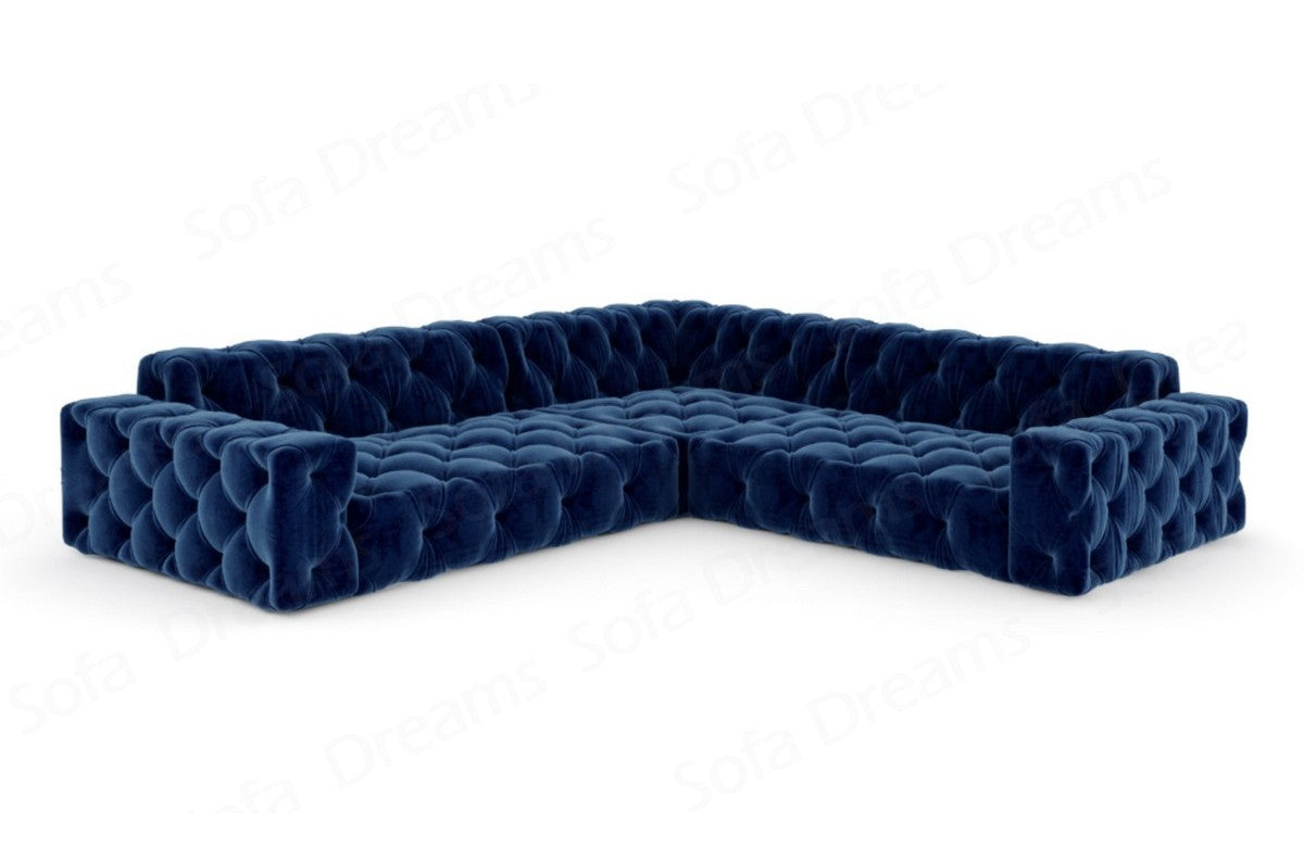 L-Shaped Fabric Sofa Menorca