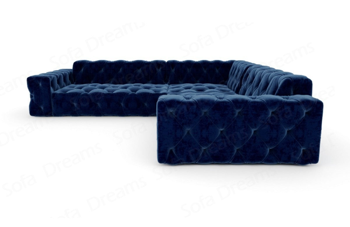 L-Shaped Fabric Sofa Menorca