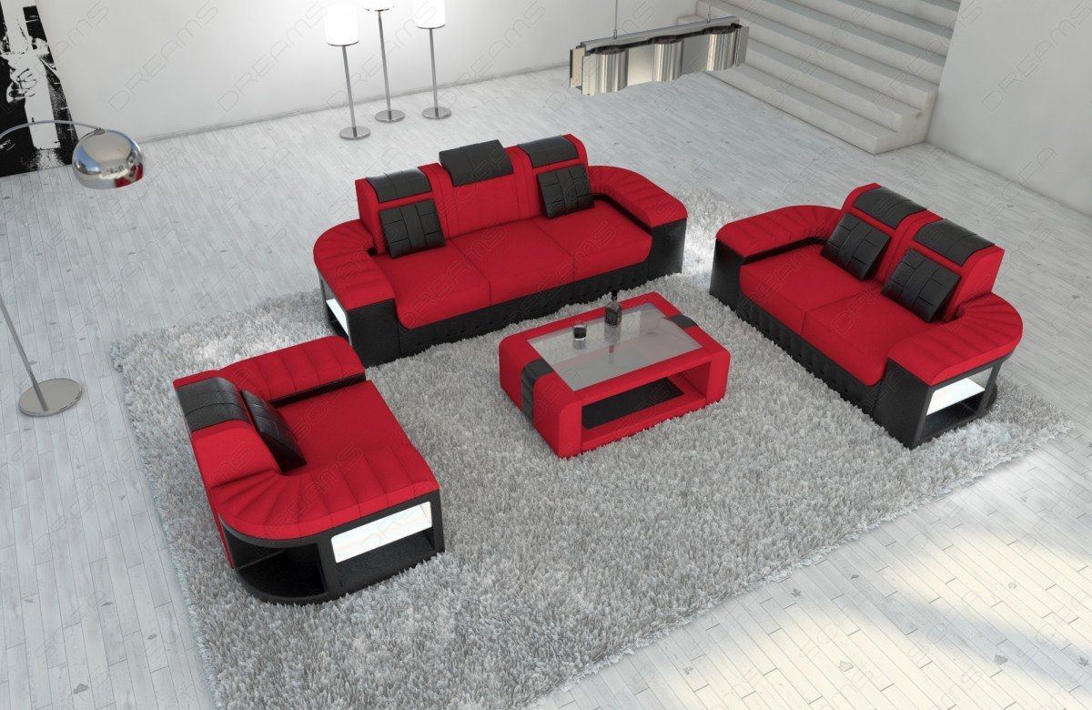 Sofa Set Baronka Fabric 3, 2, 1
