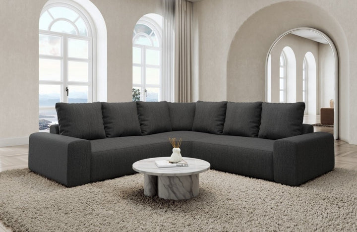 Corner sofa Gomera L shape fabric