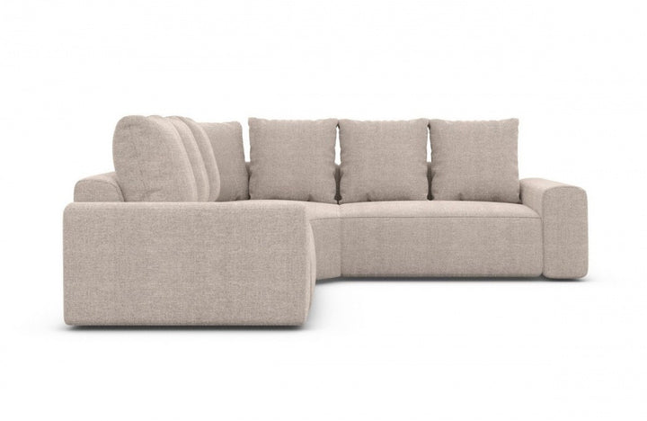 Corner sofa Gomera L shape fabric