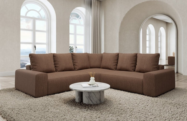 Corner sofa Gomera L shape fabric