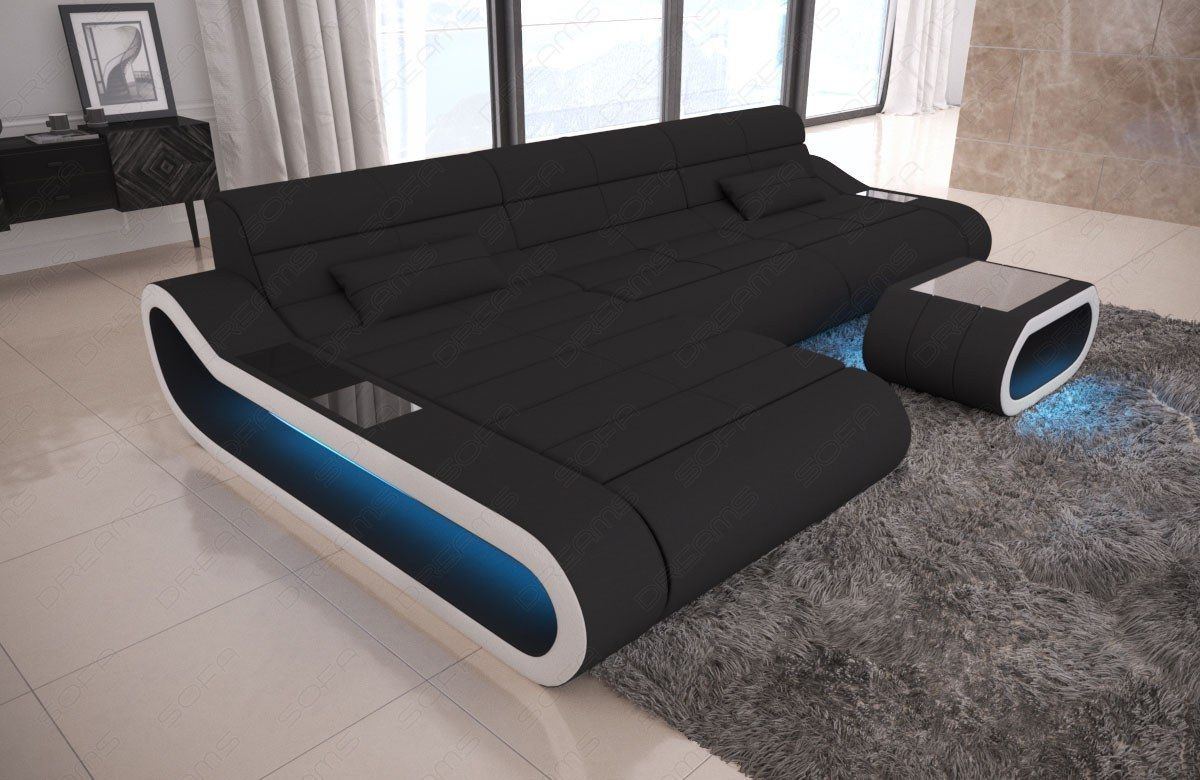 Sofa Laguna Long Fabric Sofa With Led