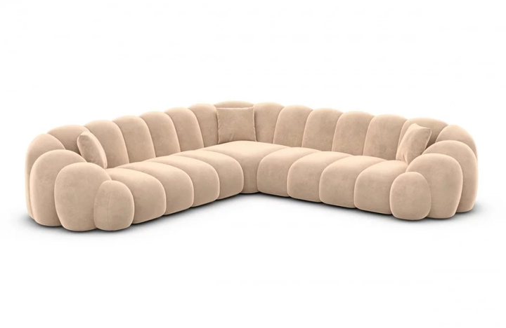 Corner sofa Rajada L shape fabric