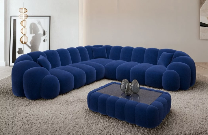 Corner sofa Rajada L shape fabric