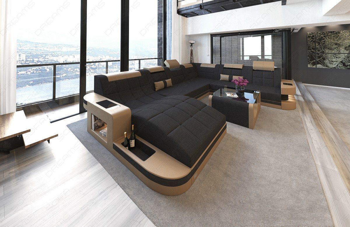 Konstantin Xxl Sectional With Fabric Cover