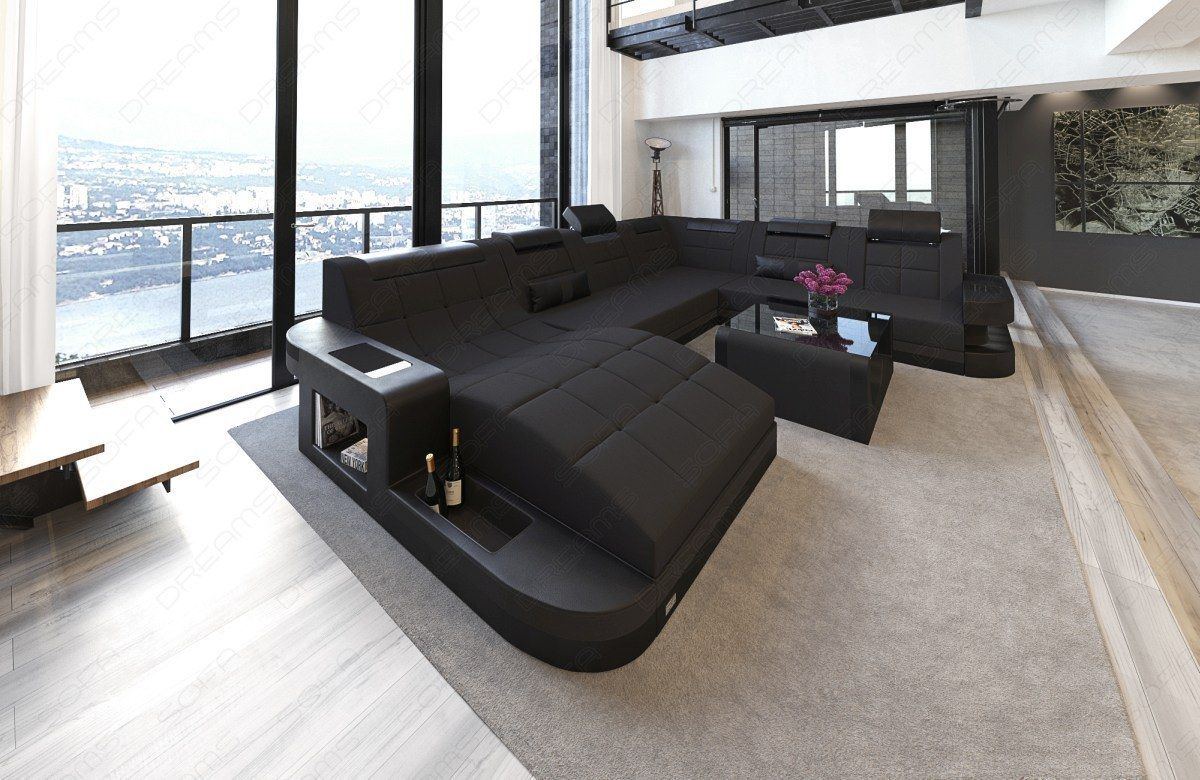Konstantin Xxl Sectional With Fabric Cover