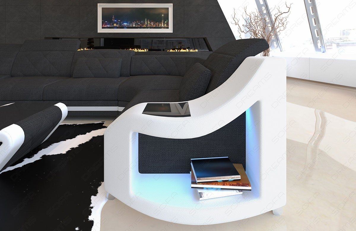 U Shape Fabric Sofa Comfort Led Sofa Mini