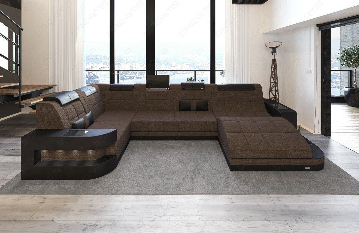 Sofa Sectional Konstantin With Fabric Cover