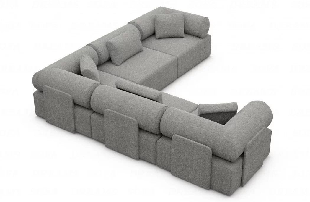 Corner sofa Laguardia L shape fabric