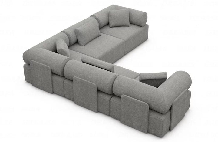 Corner sofa Laguardia L shape fabric