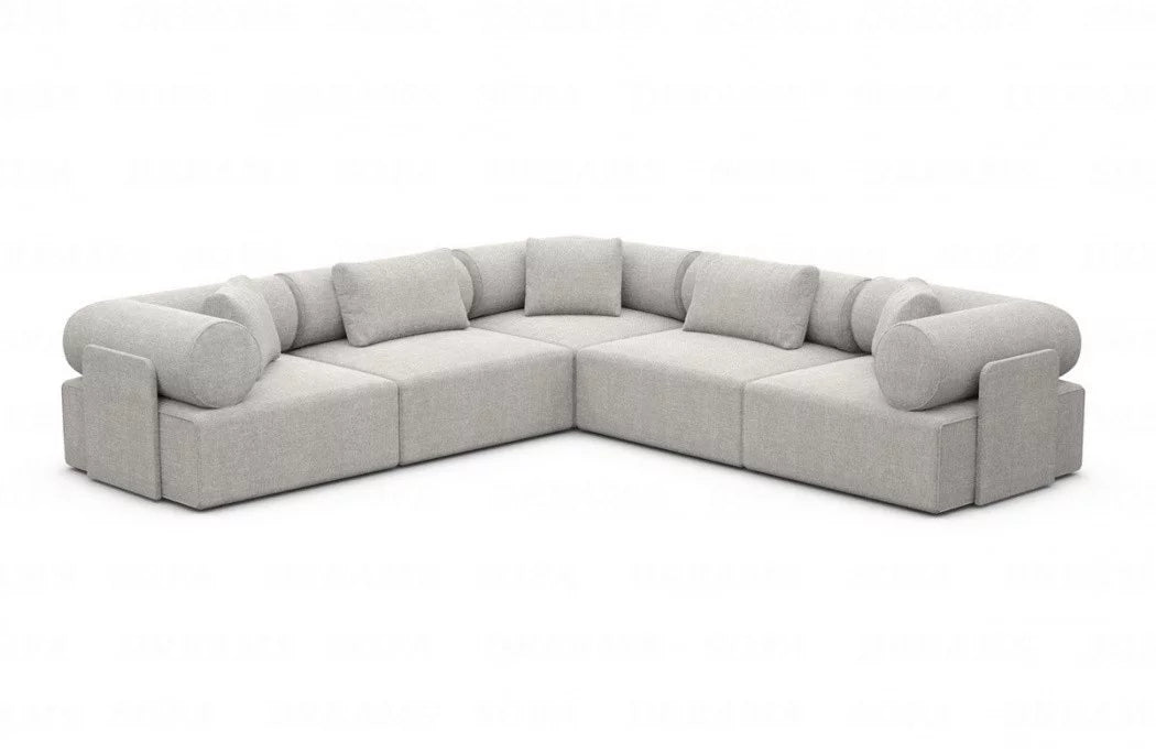 Corner sofa Laguardia L shape fabric