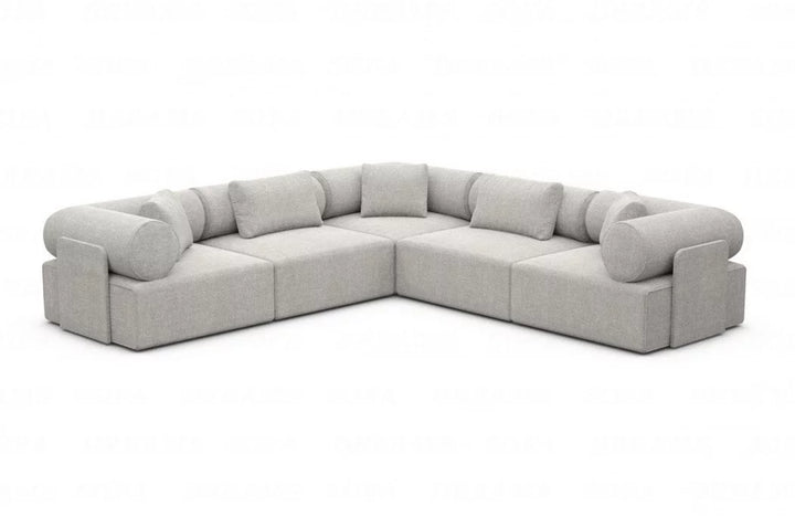 Corner sofa Laguardia L shape fabric