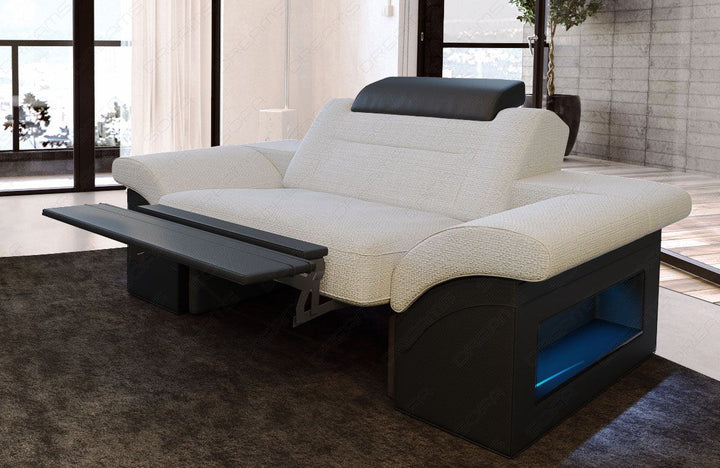 Relax Sessel modern Monza in macchiato - Hugo2 - Die LED Beleuchtung und Relaxfunktion sind optional erhÃ¤ltlich. Bei weiteren Fragen kontaktieren Sie uns bitte.