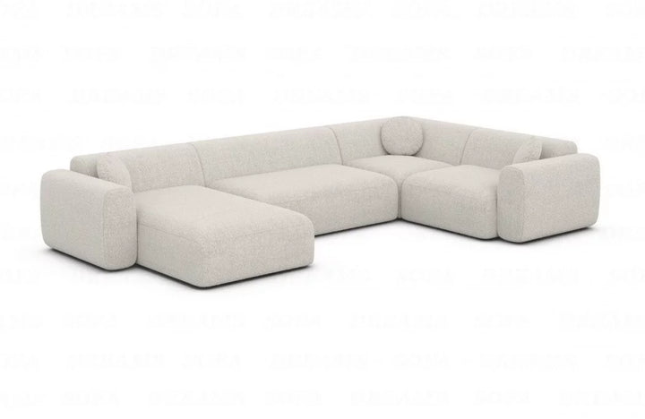Living area Cortegada U-shaped fabric