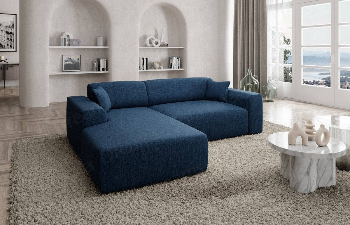 L Shape Fabric Sofa Mallorca Short