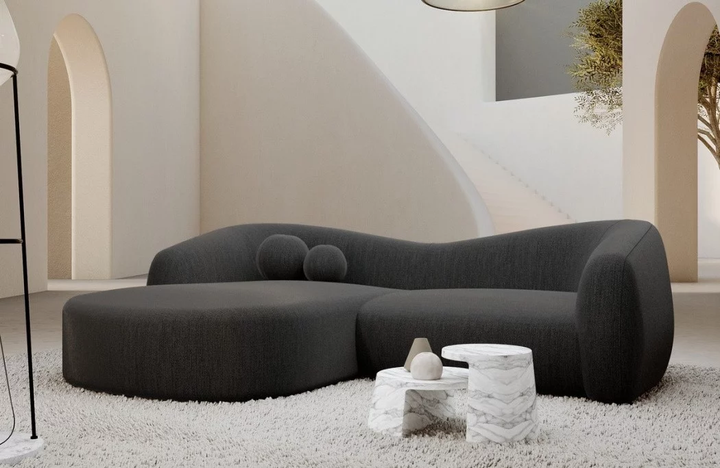 Fabric corner sofa Murcia L shape short
