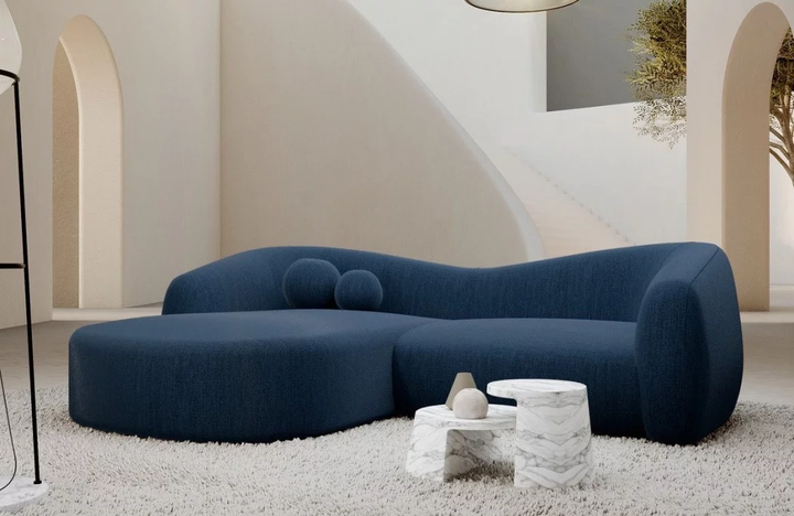 Fabric corner sofa Murcia L shape short