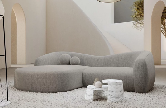 Fabric corner sofa Murcia L shape short