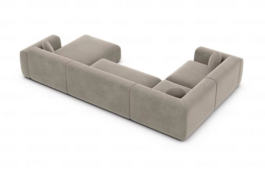 Living area Cortegada U-shaped fabric