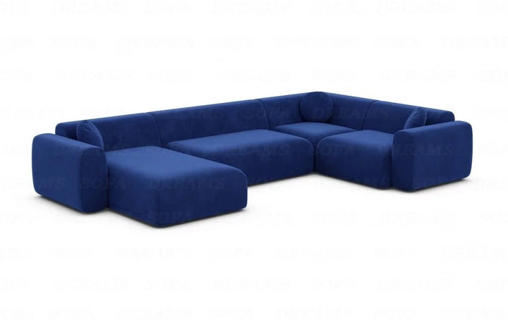 Living area Cortegada U-shaped fabric