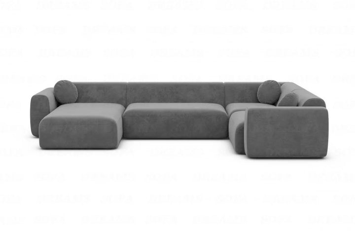 Living area Cortegada U-shaped fabric