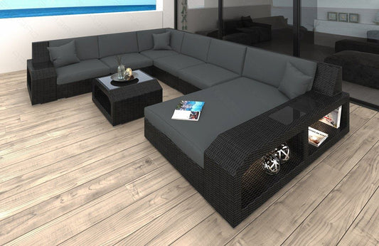 Rattan Sofa Matera Xxl Grey